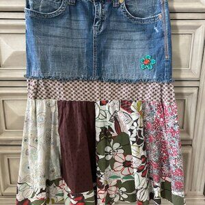 Custom Hydraulic Jean Skirt